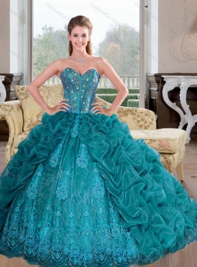 Popularand Unique Quinceanera Dress with Beading and Pick Ups