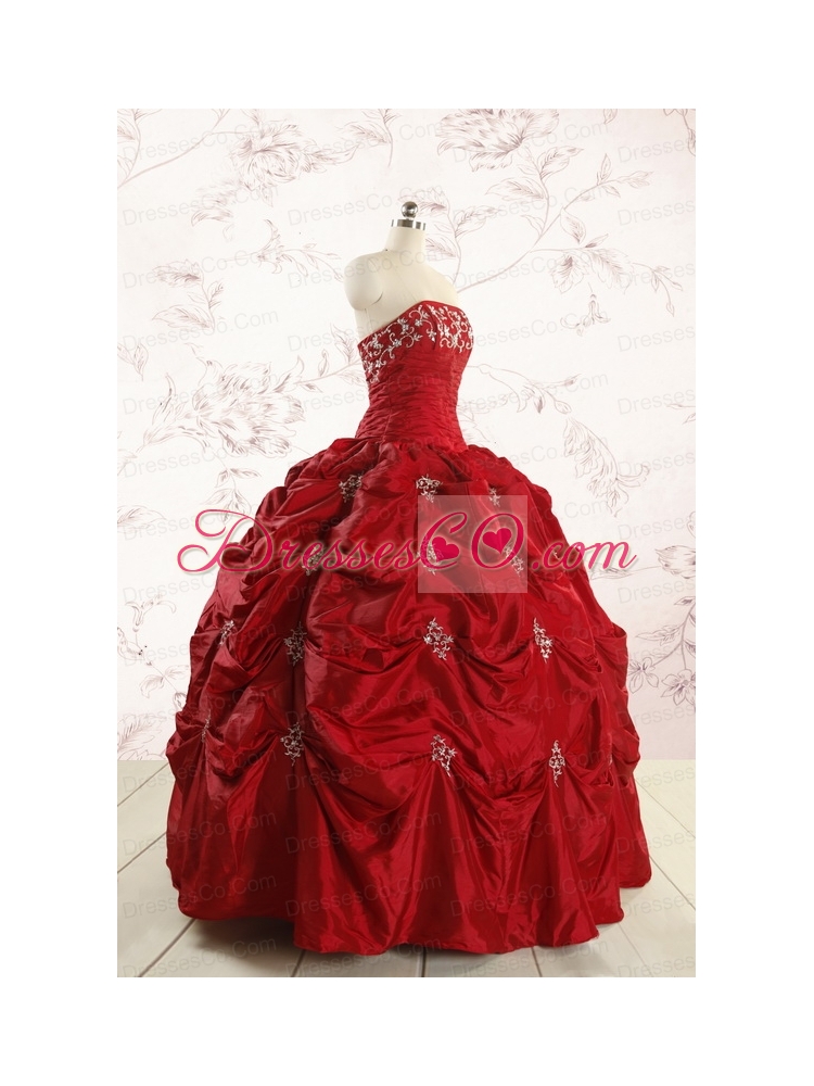 Beautiful Appliques Quinceanera Dresses