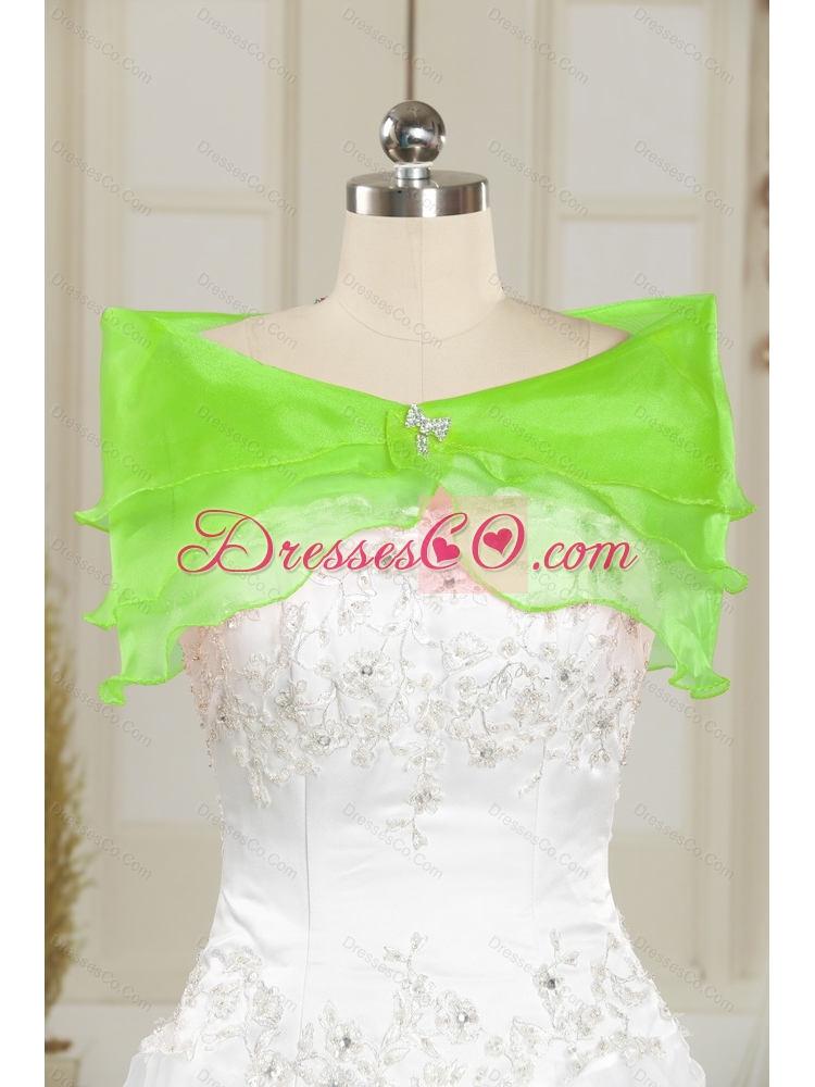 Detachable and Classic Beading and Ruffles Multi Color Quinceanera Dresses