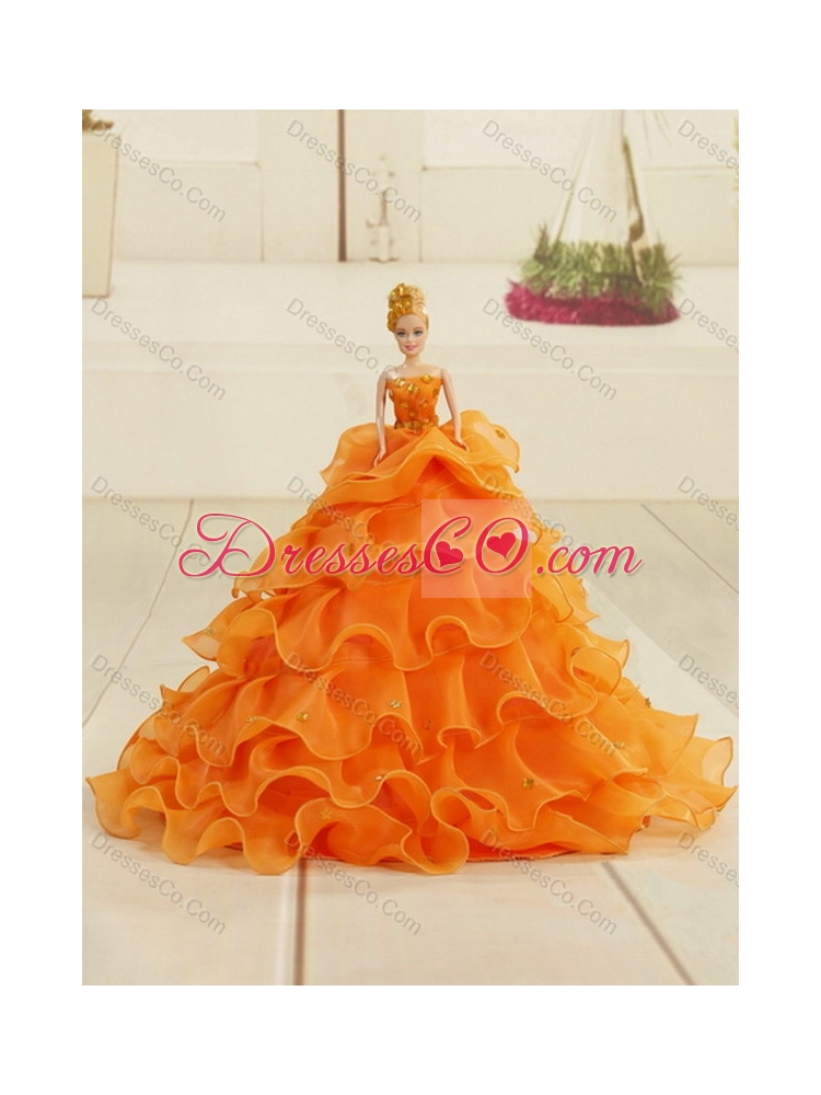 Luxurious and Classic Strapless Multi Color Quinceanera Dress with Beading and Embroidery