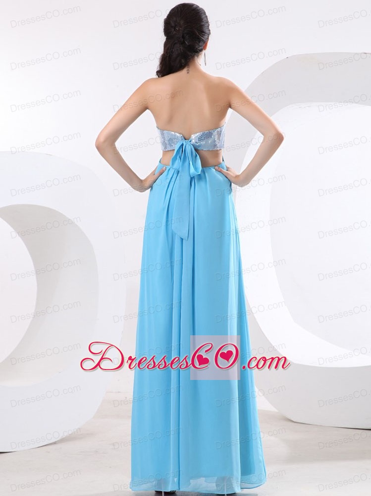 Special Prom Dress With Sequin Bodice High Slit And Long