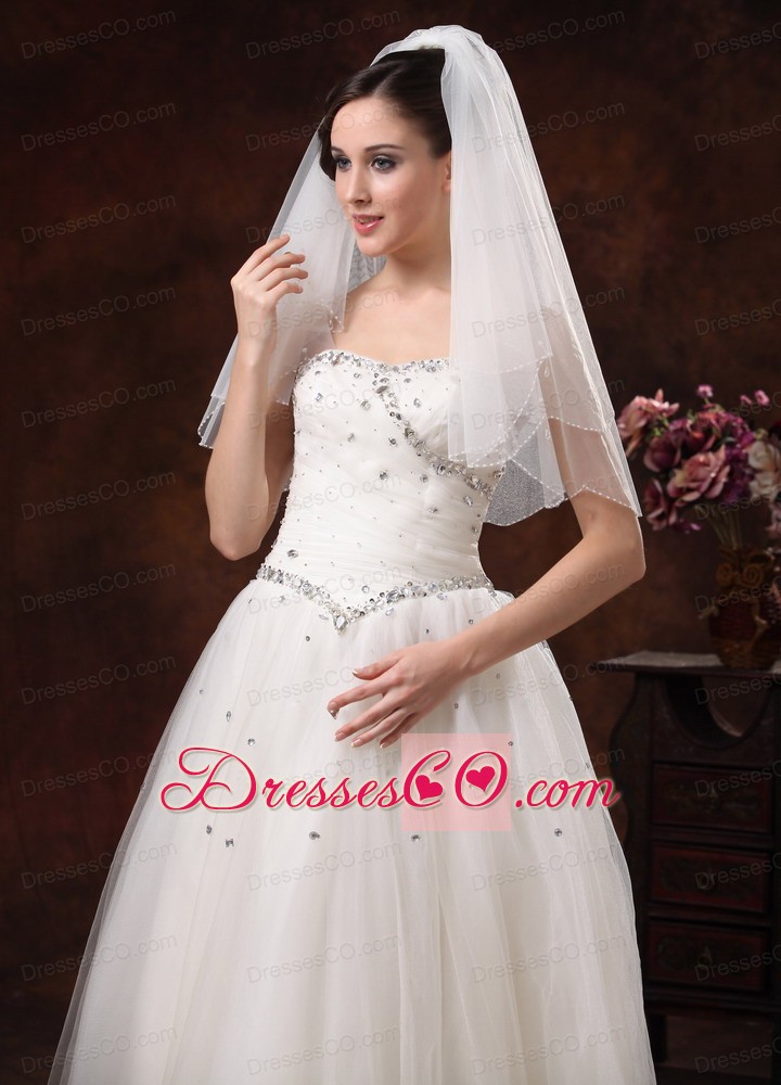 Two-tier Tulle Graceful Wedding Veil