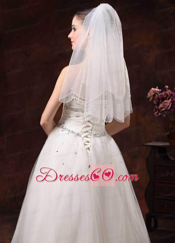 Two-tier Tulle Graceful Wedding Veil